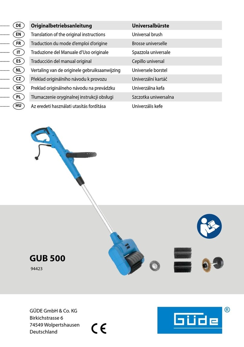 GÜDE GUB 500 Original instructions