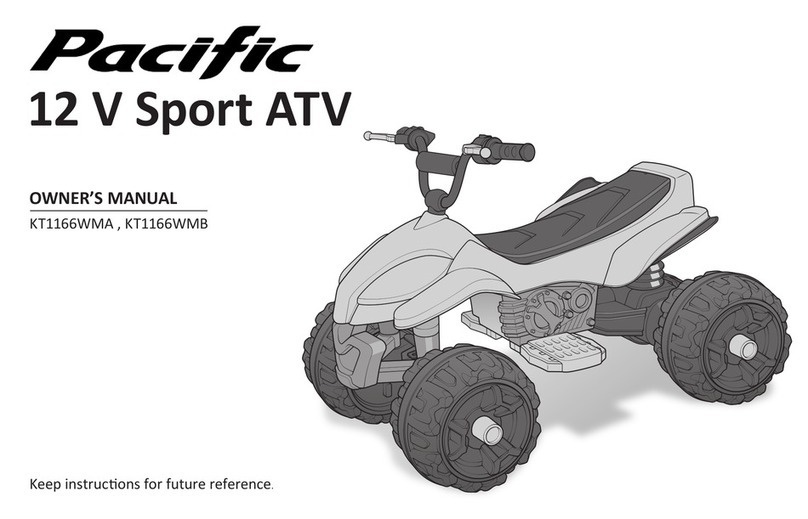 KID Trax Pacific KT1166WMA owner's manual