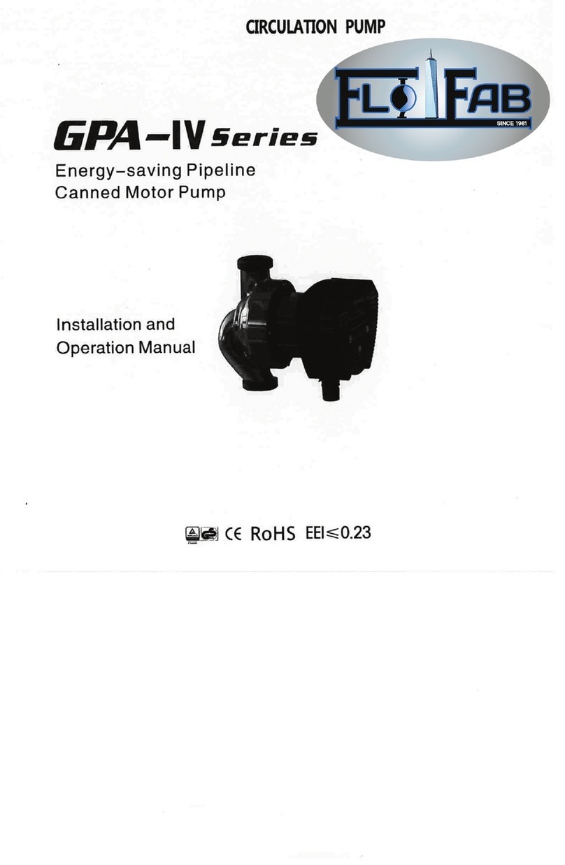 Flofab GPA-IV Series User manual Flofab GPA-IV Series User manual