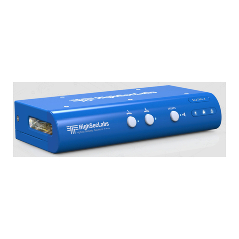 High Sec Labs SC21H-3 User manual