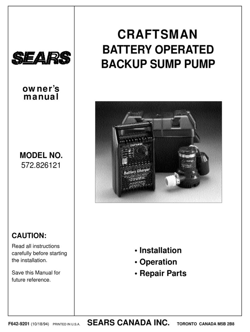 Sears CRAFTSMAN 572.826121 owner's manual