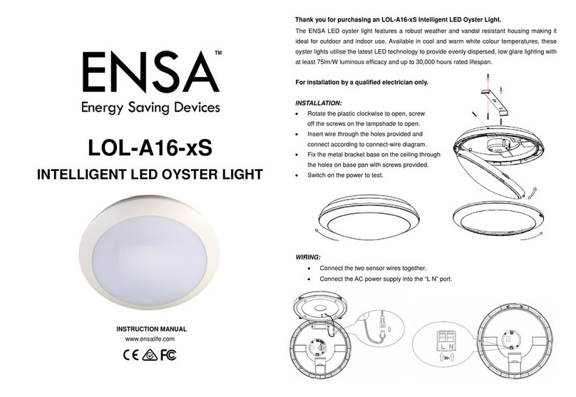 ENSA LOL-A16 S Series User manual