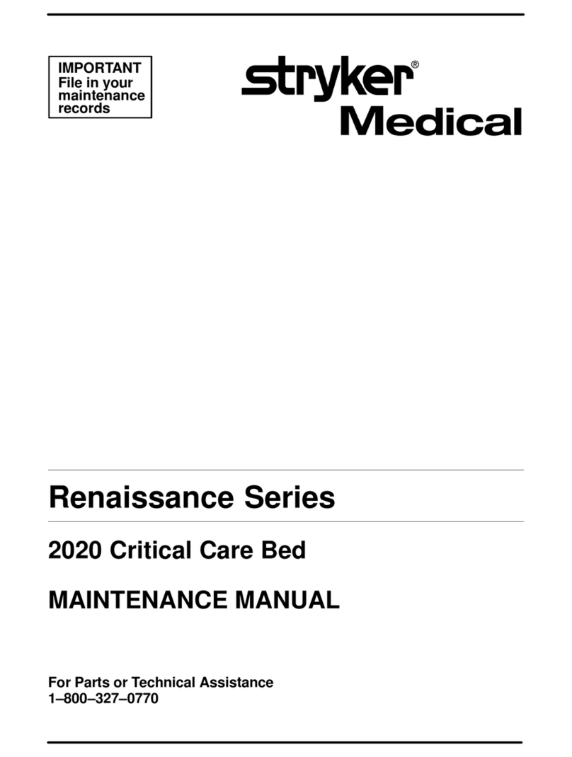 Stryker Medical Renaissance Series Maintenance manual