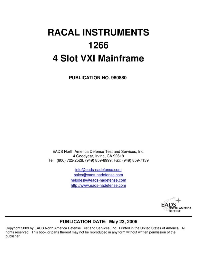 Racal Instruments 1266 manual