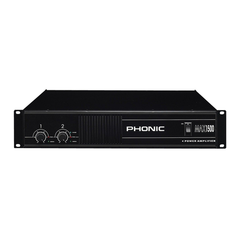 Phonic MAX Series User manual