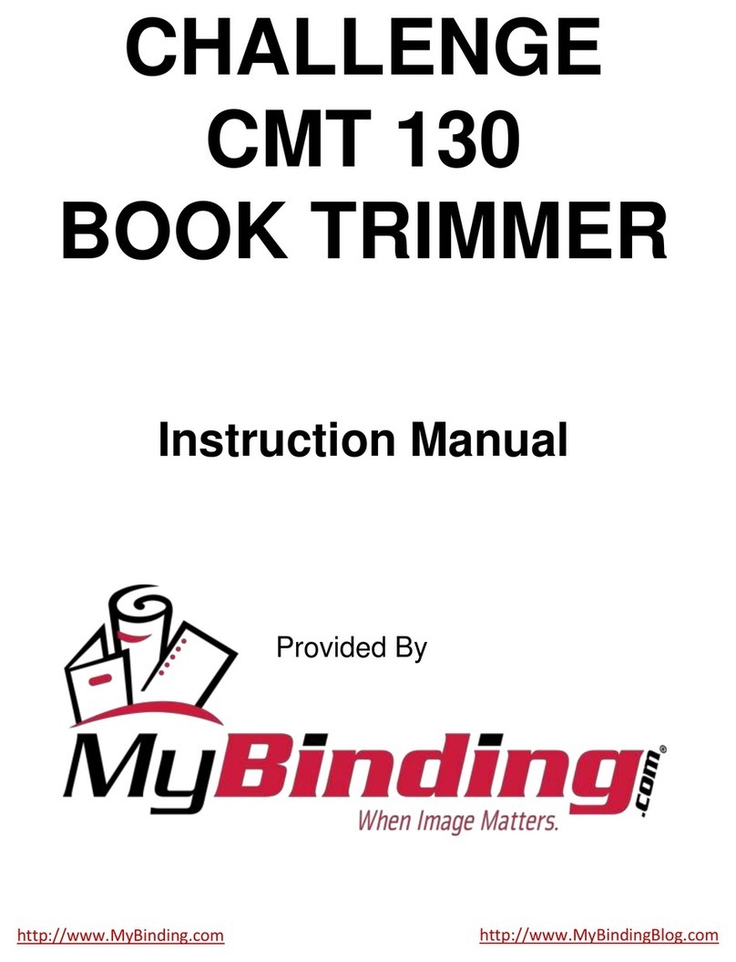 MyBinding CMT 130 instruction manual