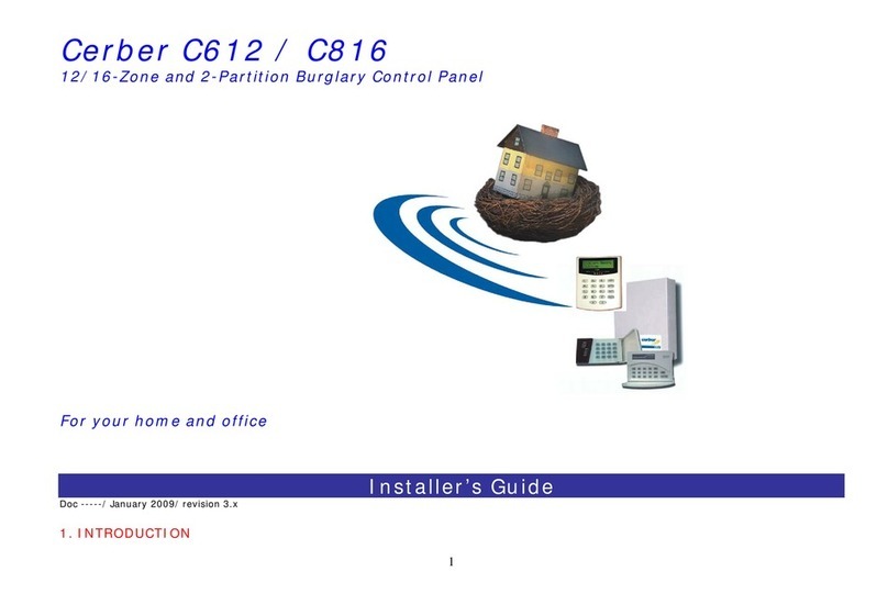 Cerber C612 Installer's guide
