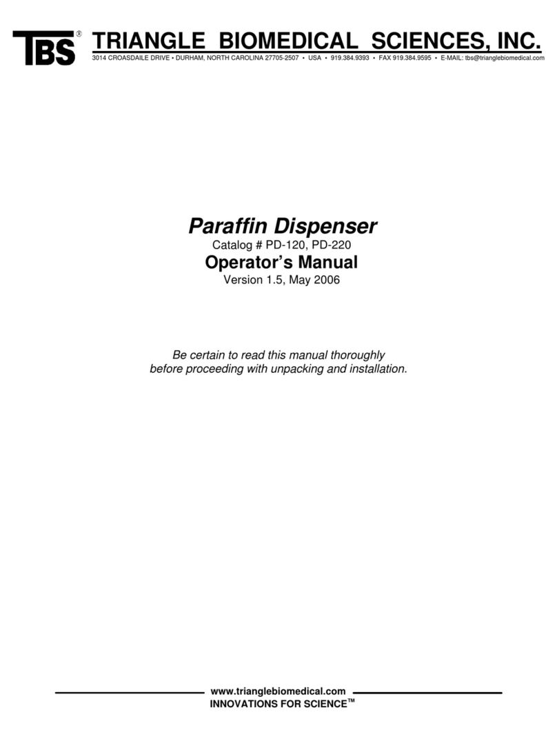 tbs electronics PD-120 Operator's manual