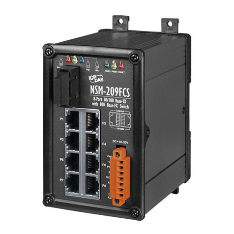ICP DAS USA NSM-209FCS quick start guide