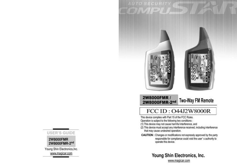 Young Shin Electronics CompuSTAR 2W8000FMR manual