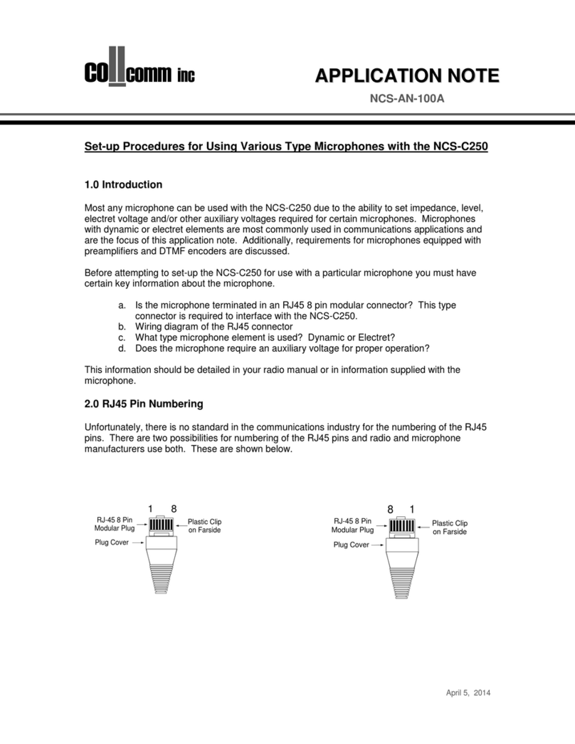 Collcomm NCS-AN-100A Application note