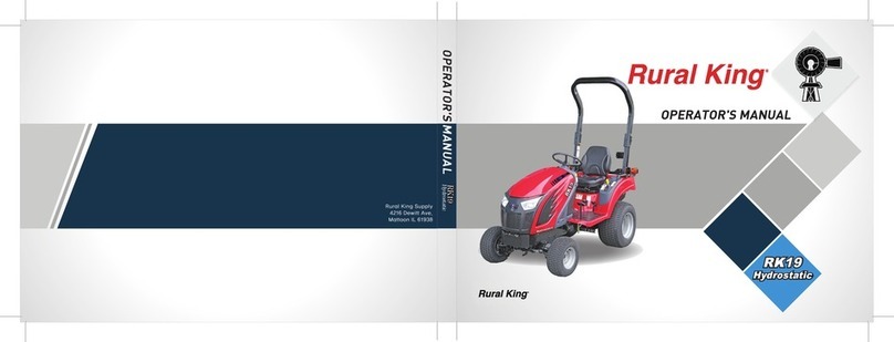 Rural King RK19 Hydrostatic User manual