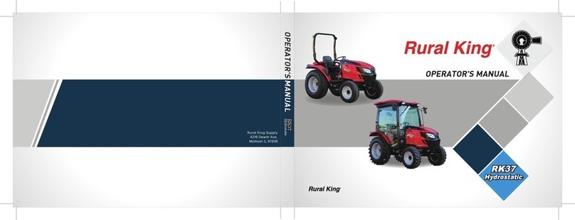 Rural King RK37 Hydrostatic Operator's manual