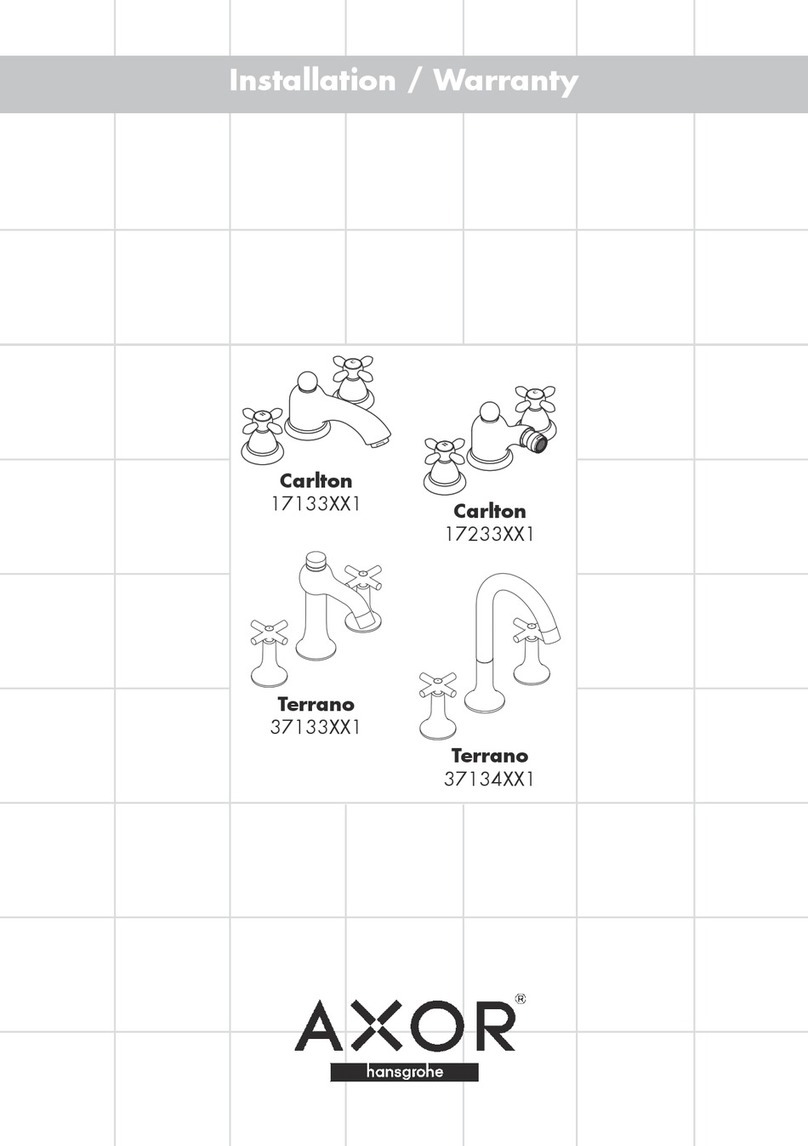 Hans Grohe Axor Carlton 17133 1 Series User manual