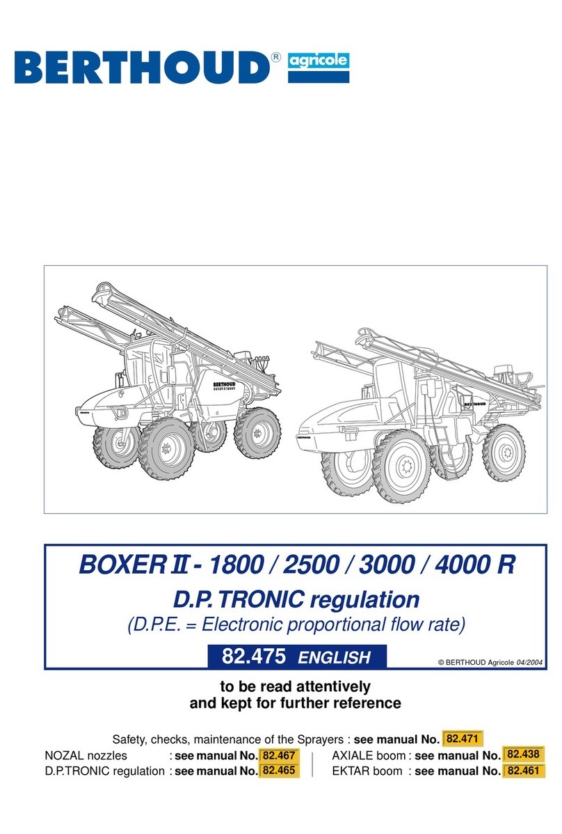 Berthoud BOXER II-1800 manual