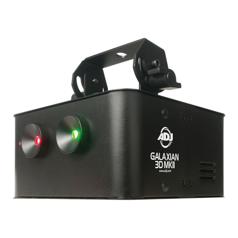 ADJ GALAXIAN 3D MKII User manual