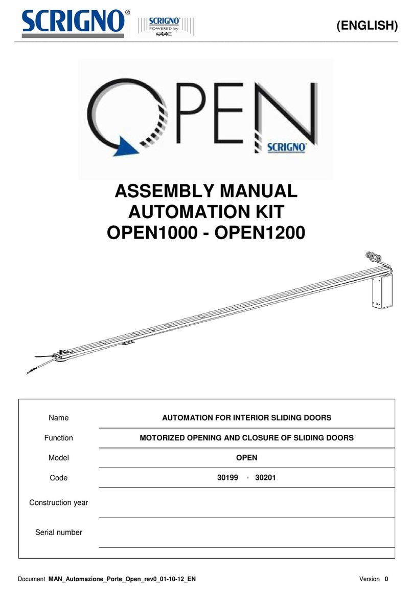 Scrigno OPEN1000 User manual