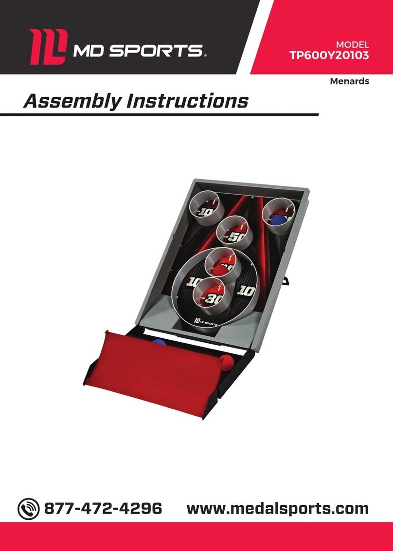 MD SPORTS TP600Y20103 Assembly instructions