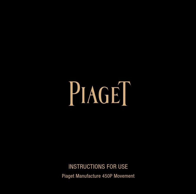 Piaget 450P User manual