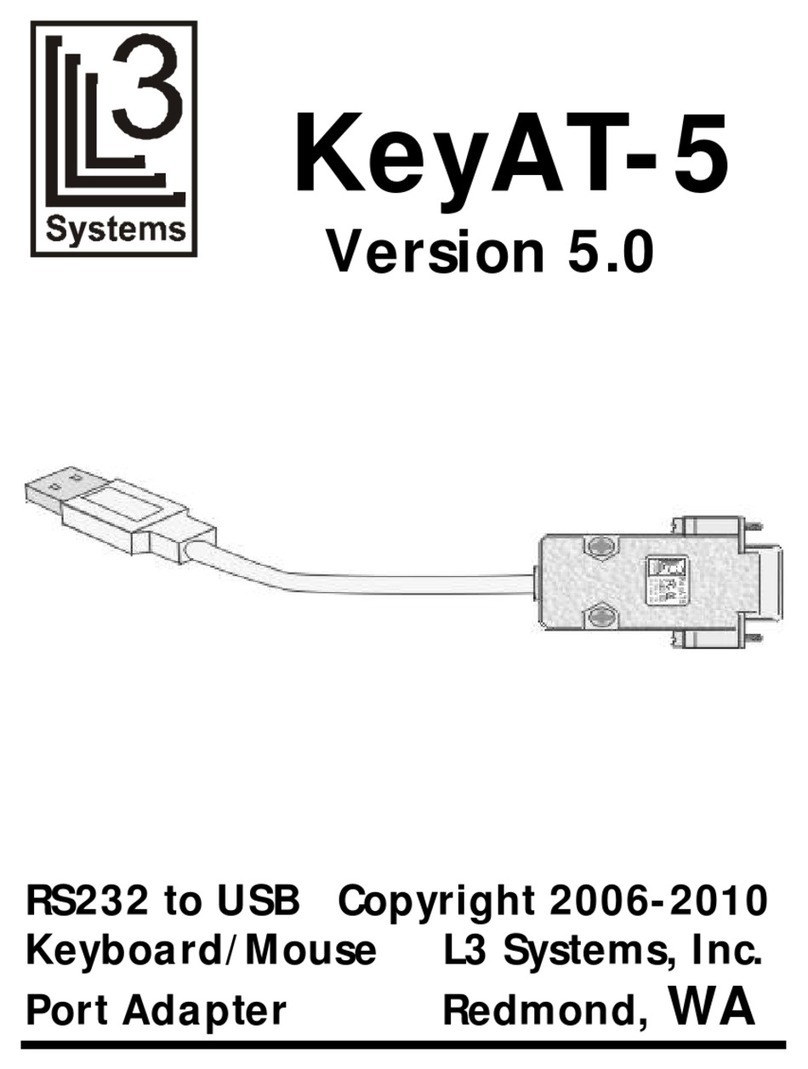 L3 Systems KeyAT-5 manual
