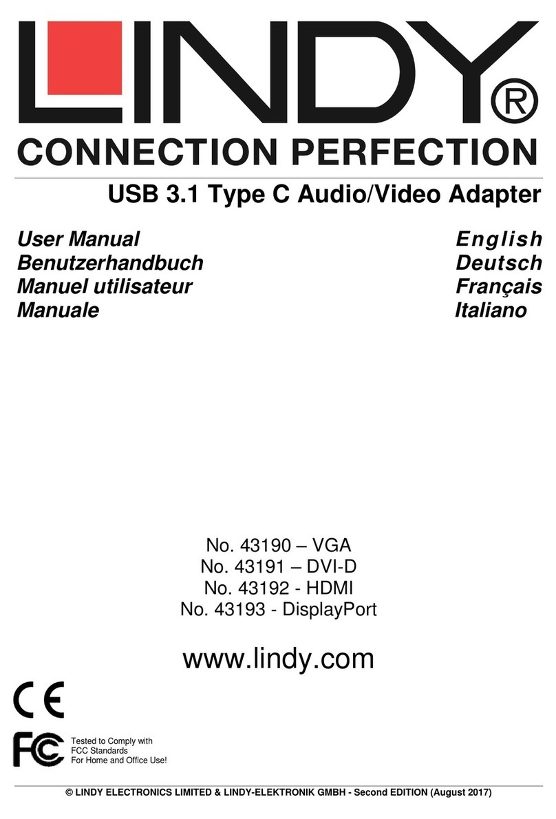 Lindy 43190 user manual