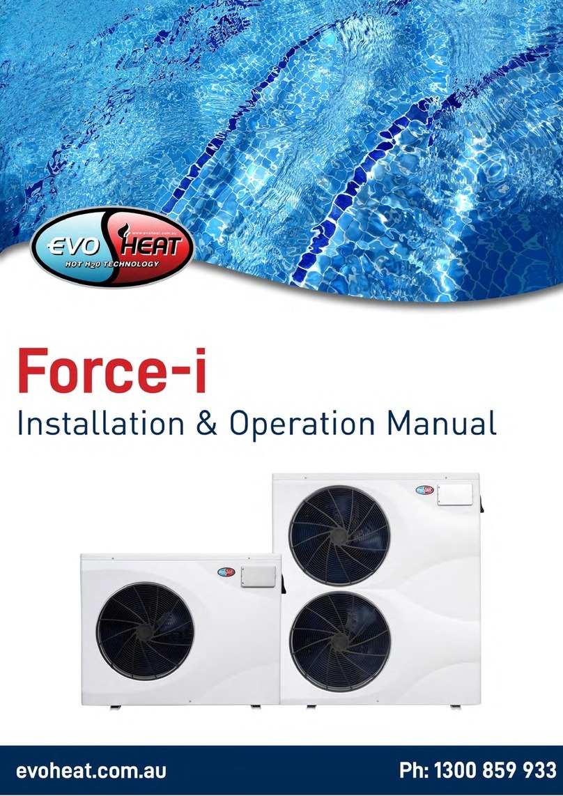 evoheat Force-i 9 Installation & operation manual