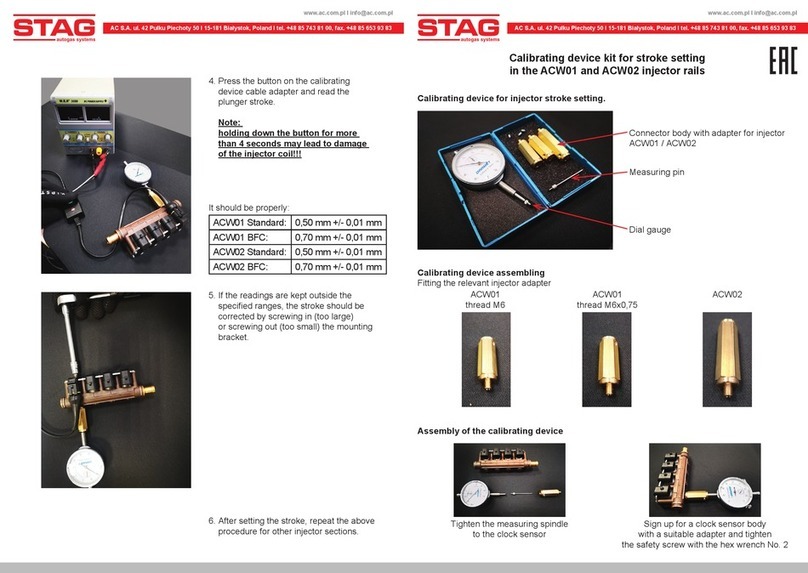 Stag ACW01 Standard instructions