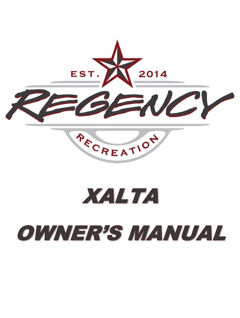 Regency XALTA owner's manual