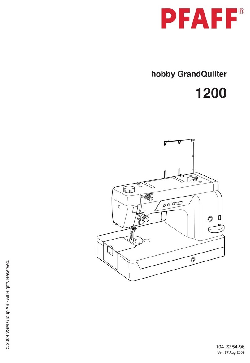 Pfaff hobby GrandQuilter 1200 User manual