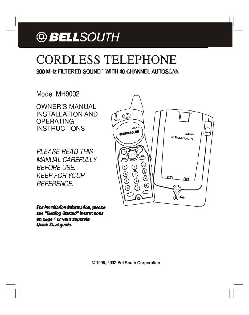 BellSouth MH9002 User manual