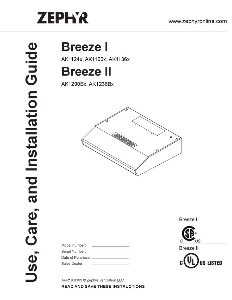 Zephyr Breeze II Installation guide