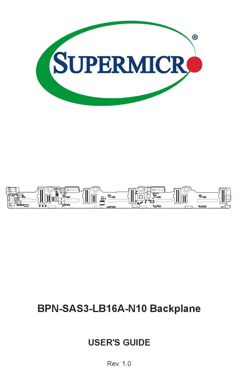 Supermicro BPN-SAS3-LB16A-N10 User manual