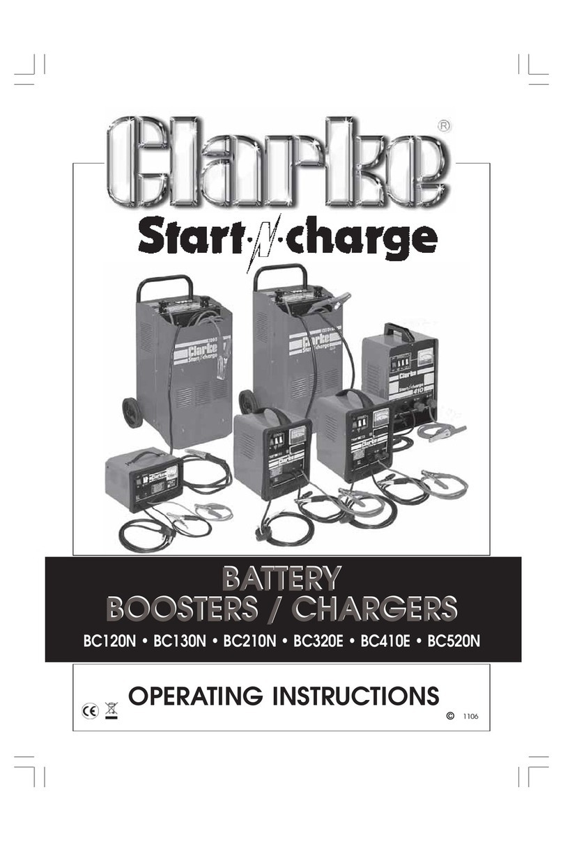 Clarke Start-N-charge BC120N User manual