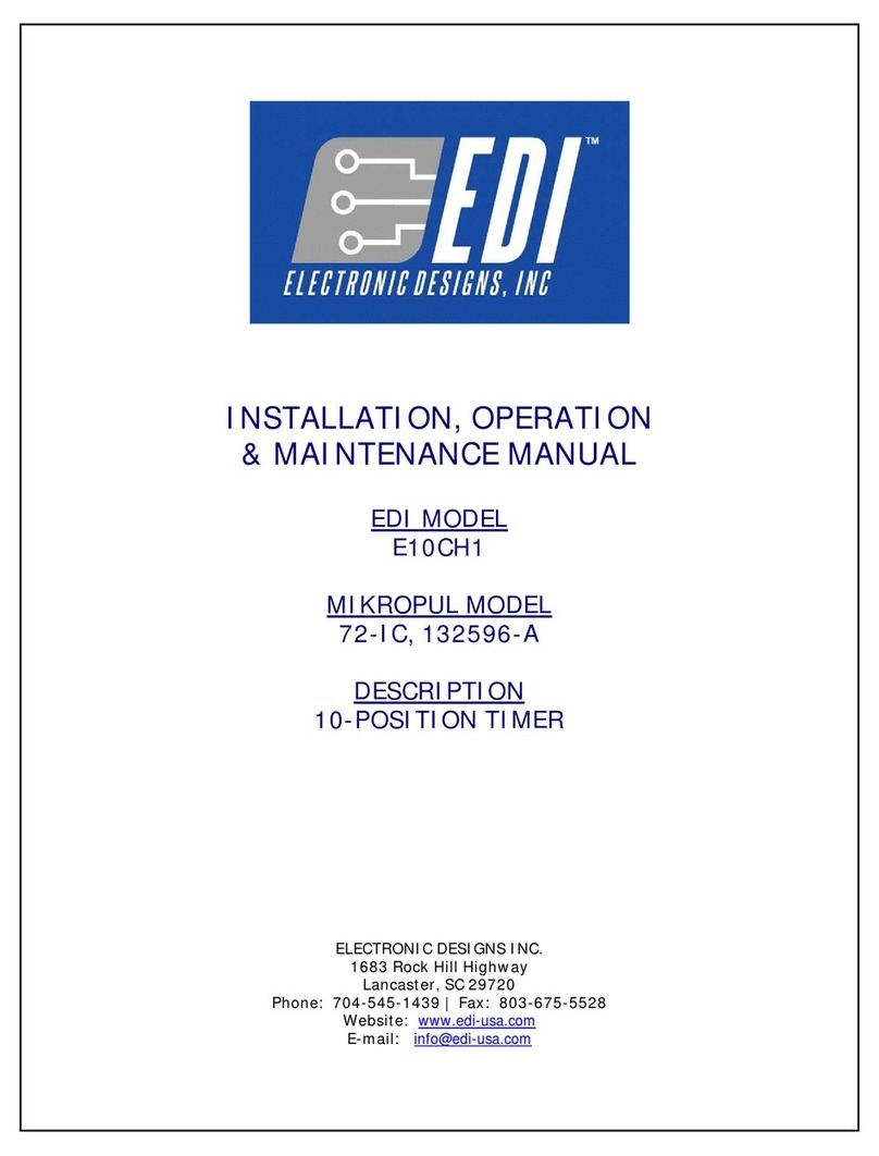 ED E10CH1 Installation, operation & maintenance manual ED E10CH1 Installation, operation & maintenance manual