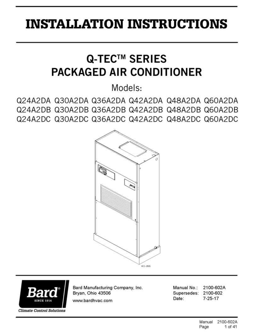 Bard Q24A2DA User manual