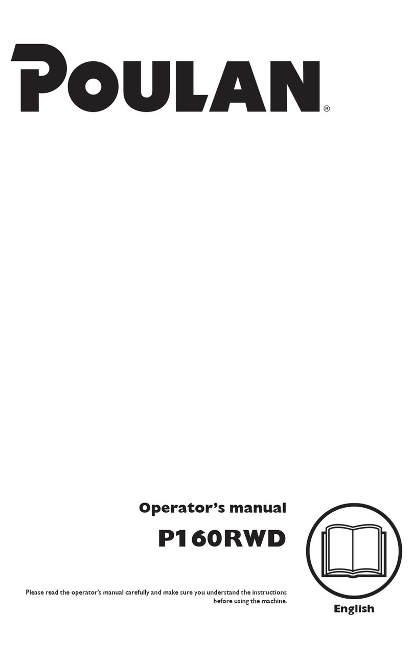 Poulan Pro P160RWD Operator's manual