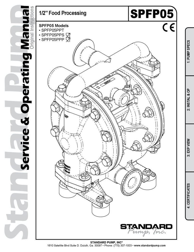 Standard Pump SPFP05 Parts list manual