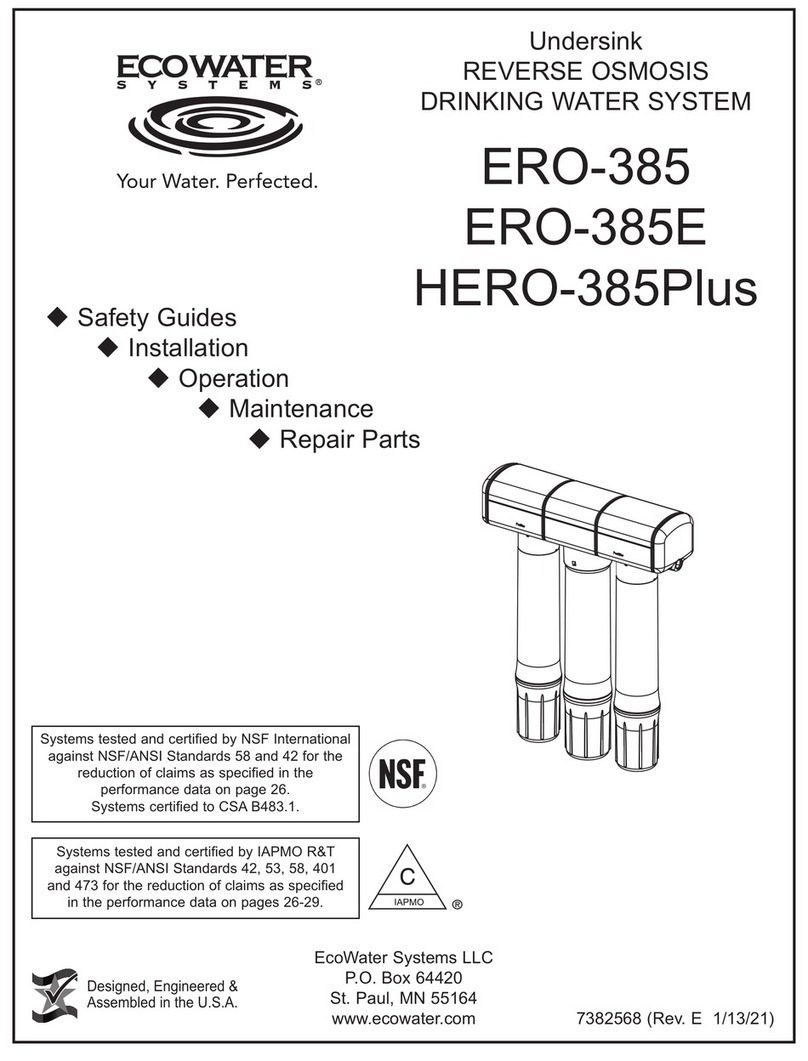 EcoWater ERO-385 User manual