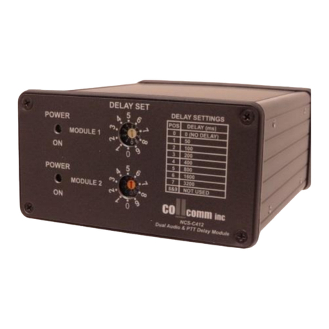 Collcomm NCS-C412 instruction sheet
