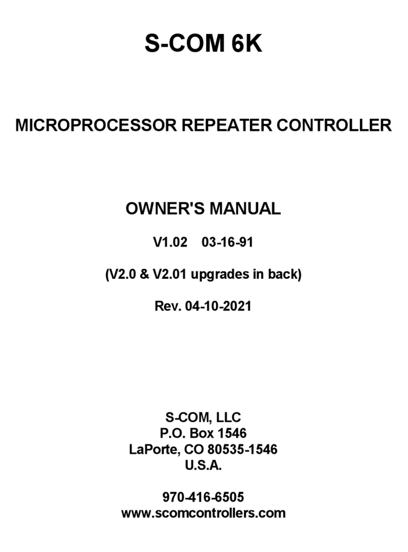 S-COM S-COM 6K owner's manual