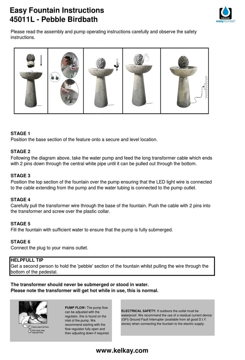 Kelkay Easy Fountain 45011L User manual Kelkay Easy Fountain 45011L User manual
