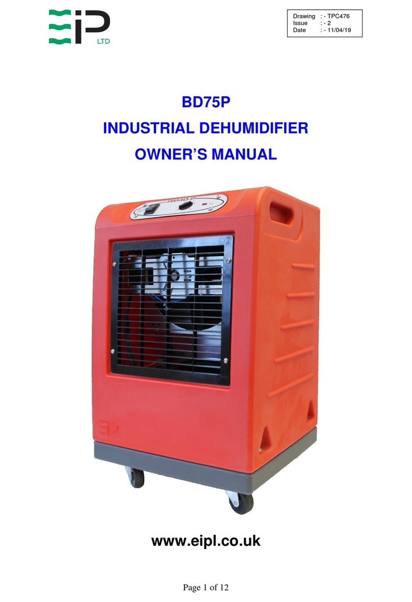 EIPL BD75P owner's manual