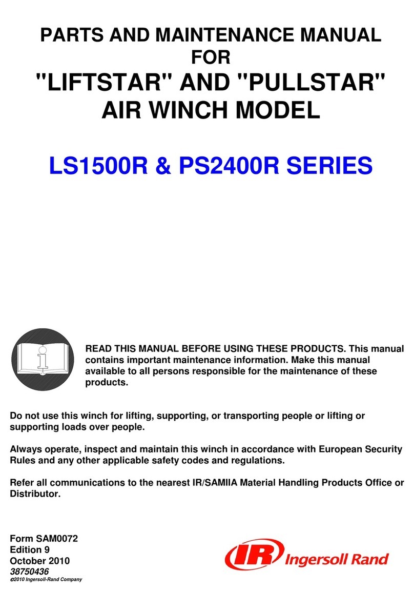 Ingersoll-Rand LS1500R User manual
