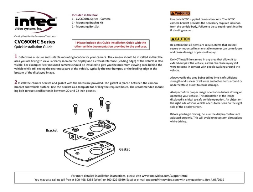 Intel CVC600HC Series Quick installation guide