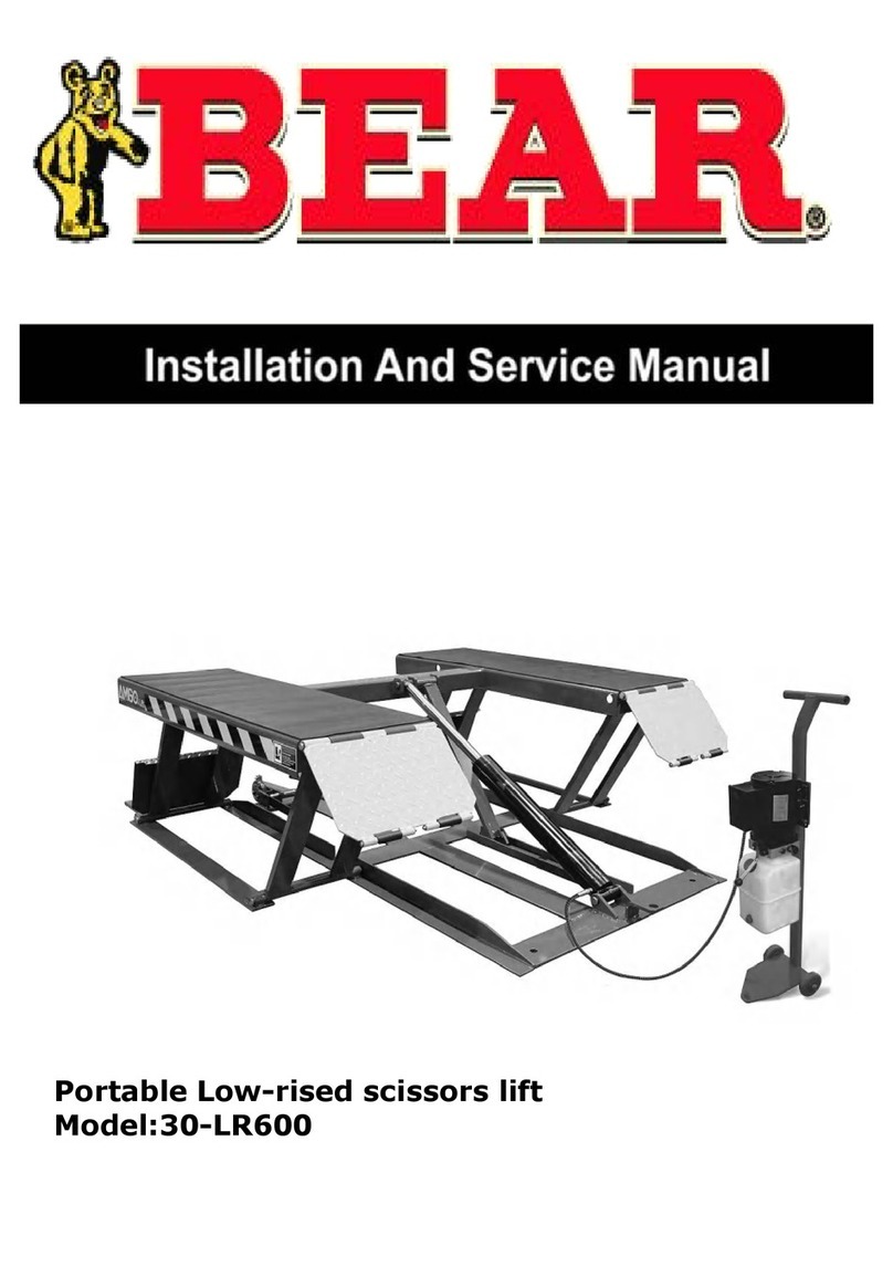 Bear 30-LR600 Installation and service manual Bear 30-LR600 Installation and service manual