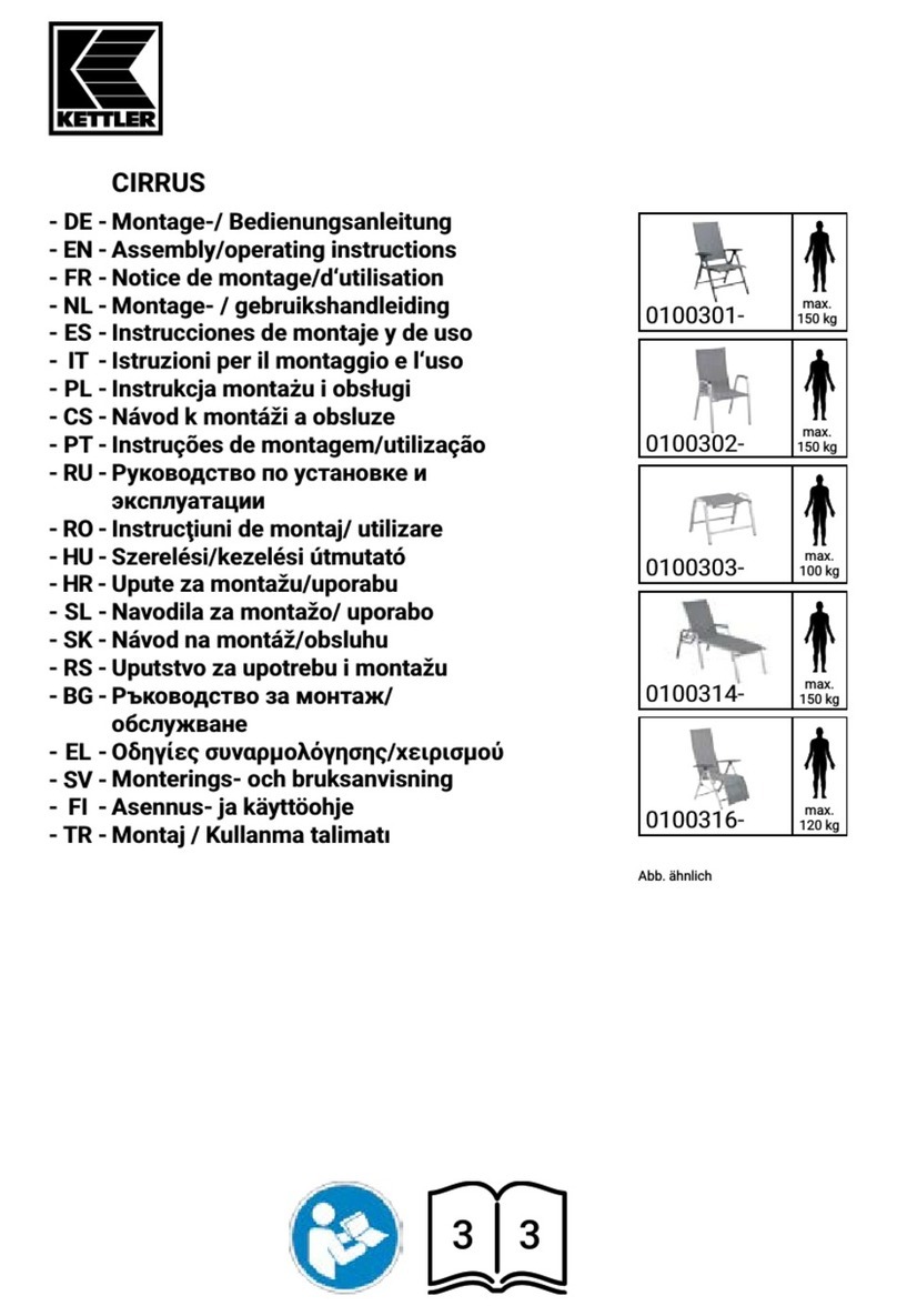 Kettler CIRRUS 0100301-0000 Quick reference guide Kettler CIRRUS 0100301-0000 Quick reference guide