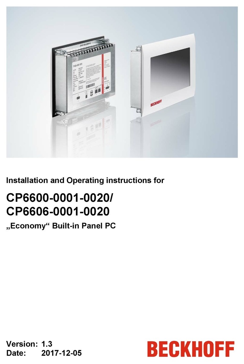 Beckhoff CP6600-0001-0020 User manual