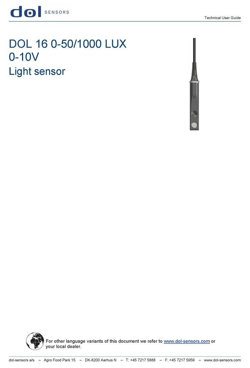 dol sensors DOL 16 Manual dol sensors DOL 16 Manual