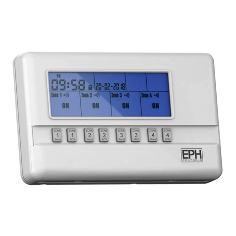 EPH Controls R47-RF operating instructions