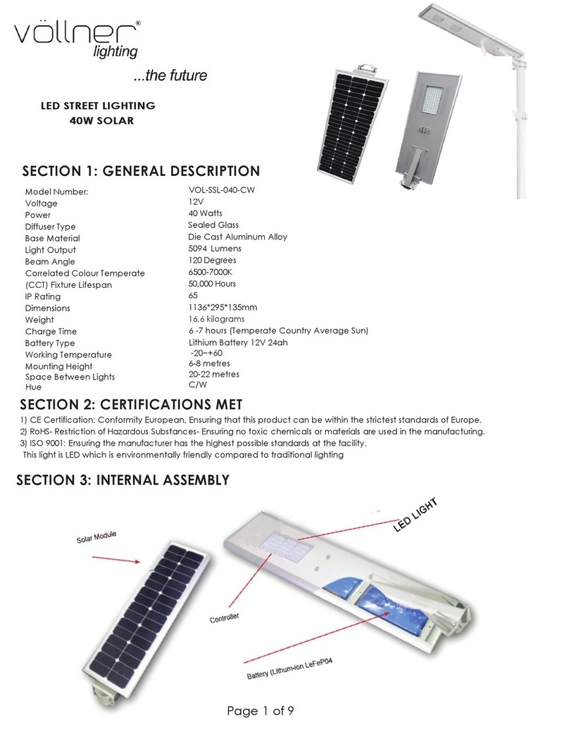 Vollner VOL-SSL-040-CW manual